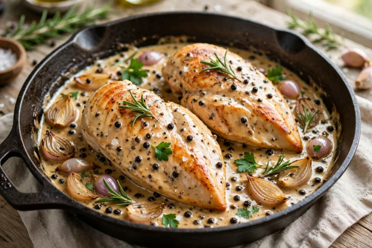 Chicken au Poivre