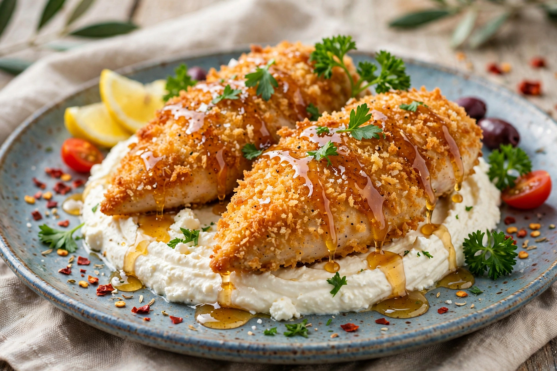 Hot Honey Feta Chicken